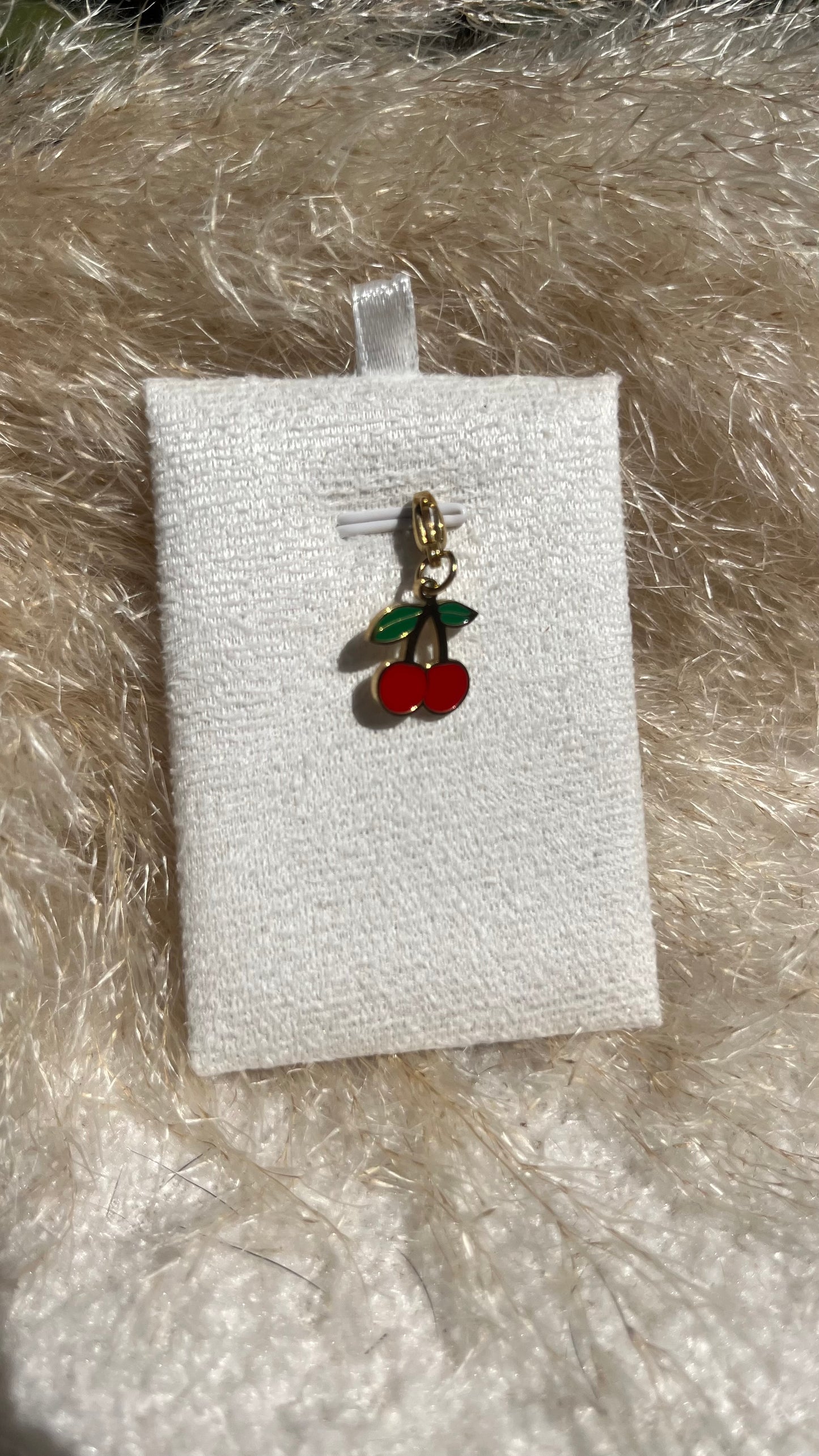 Pendentif cerise