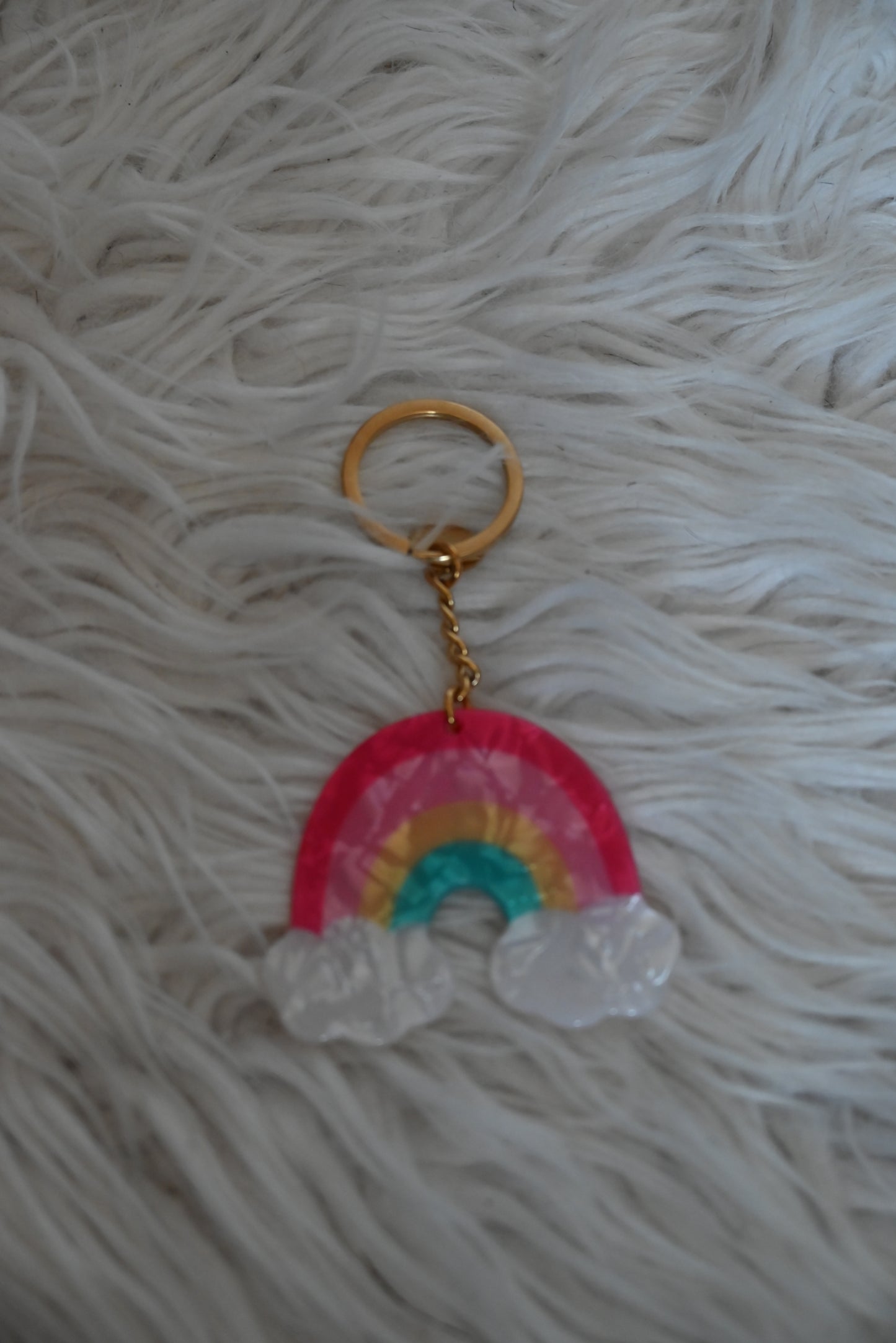 Porte clé « arc en ciel »