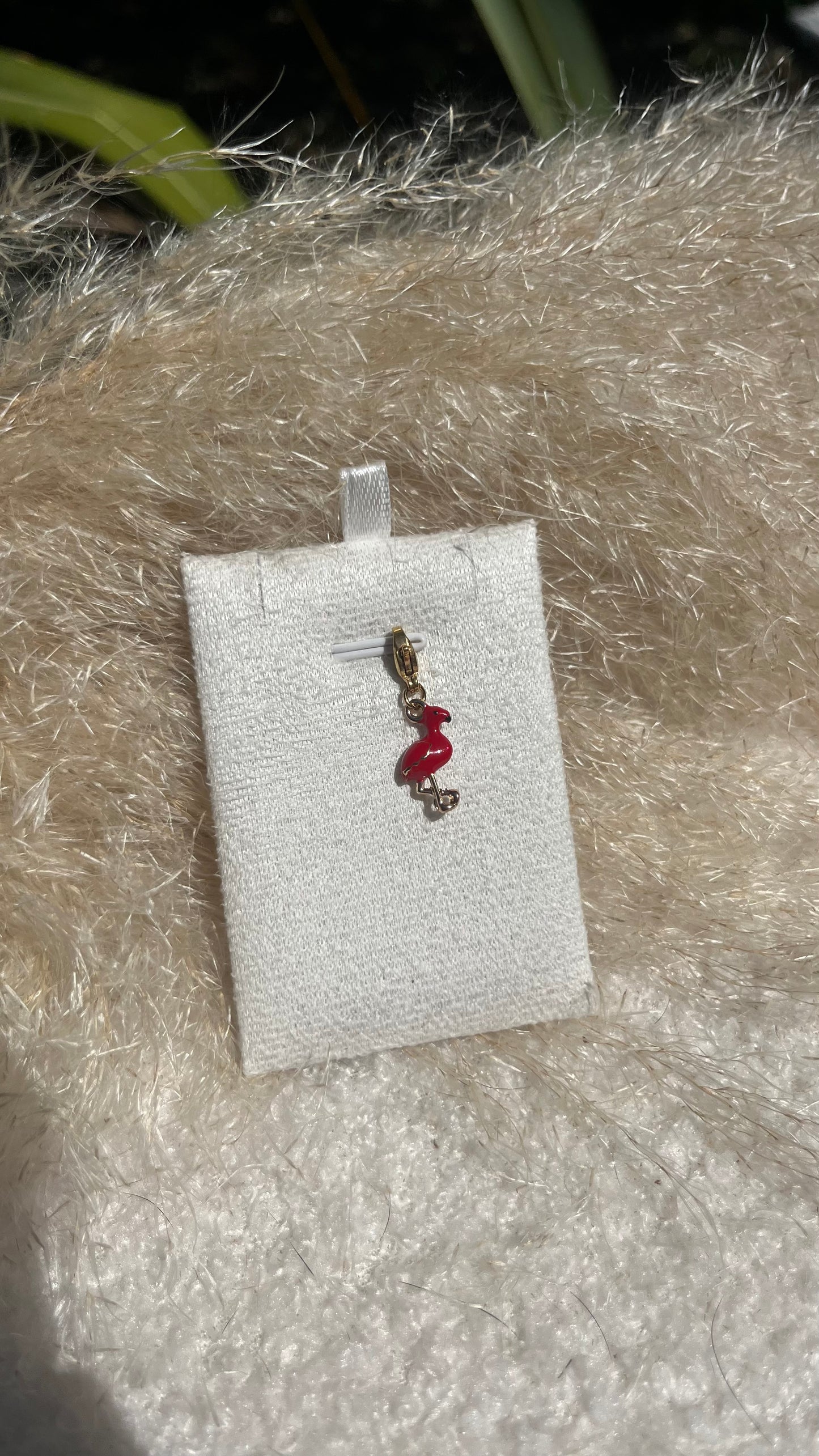 Pendentif Flament rose