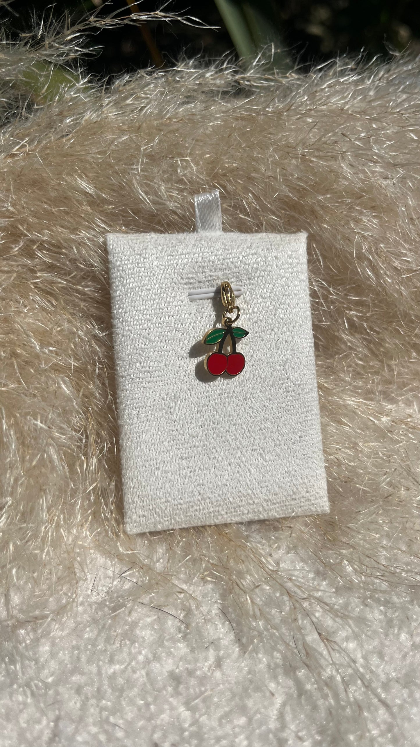 Pendentif cerise
