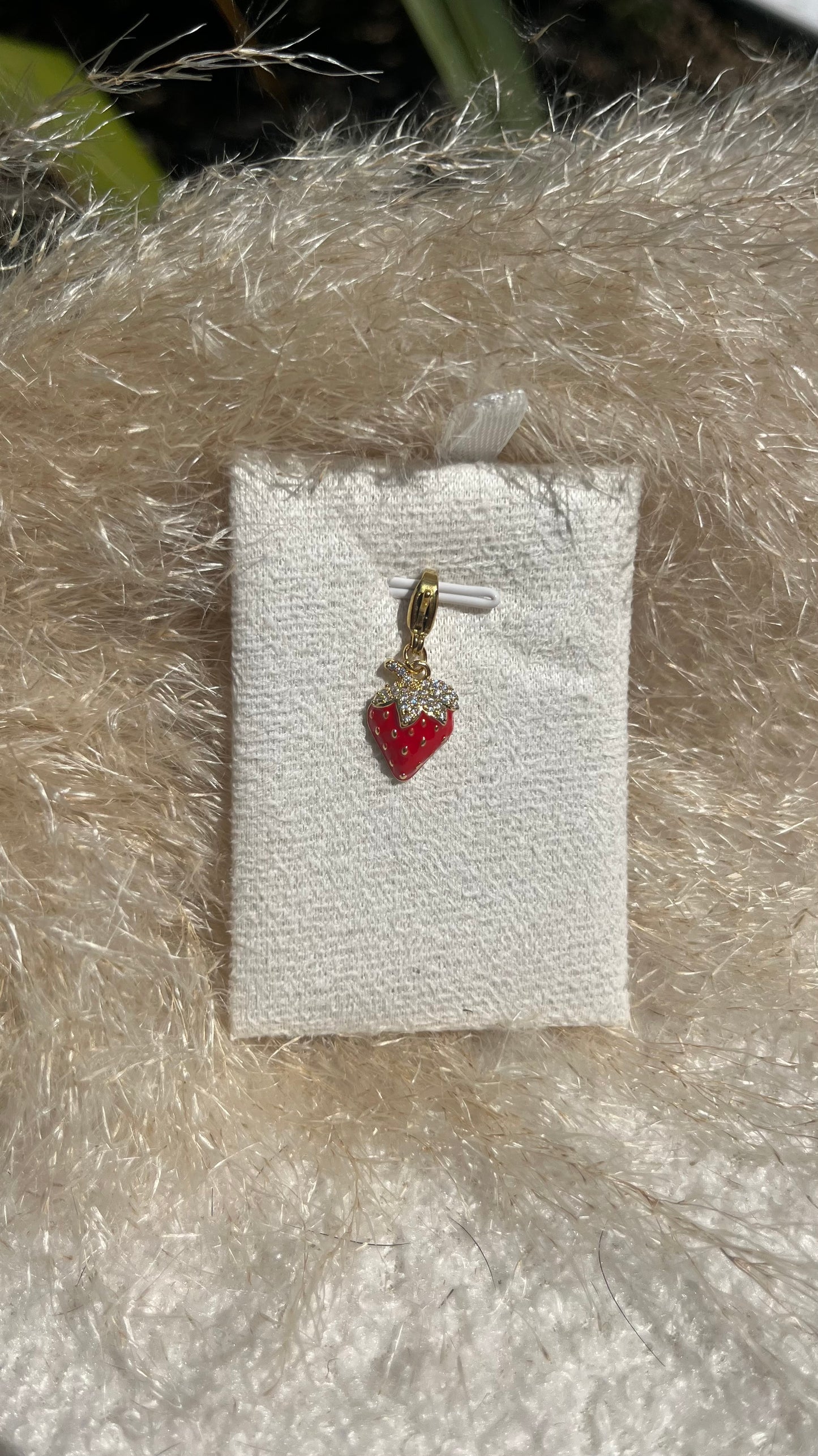 Pendentif fraise