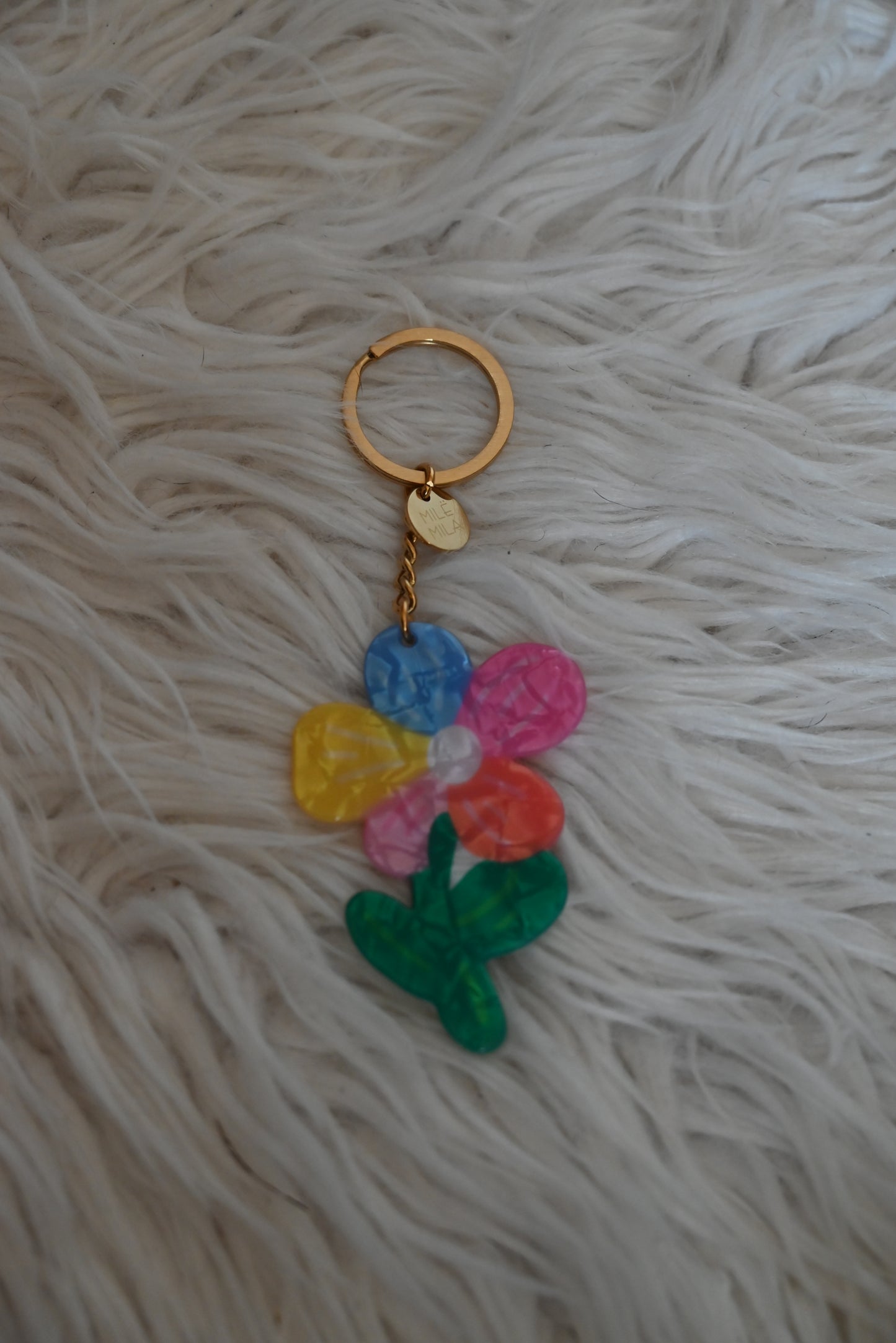 Porte clé « fleur »