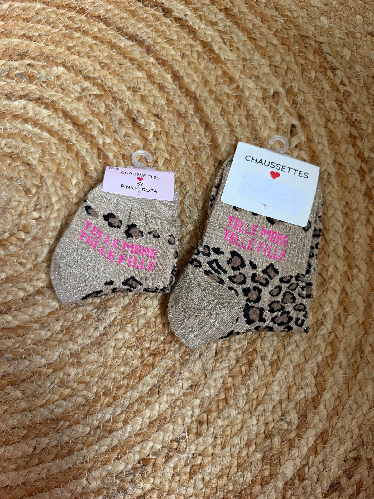 Chaussette « telle mère, telle fille » enfant