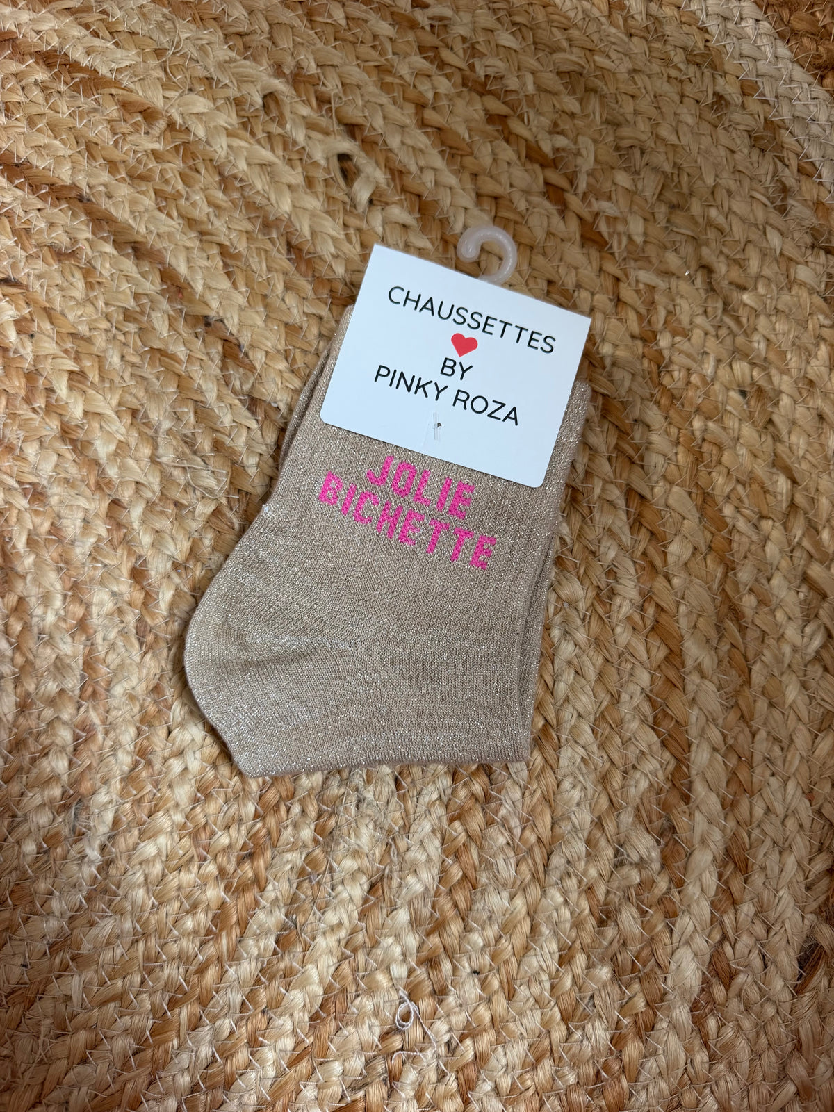 Chaussette « jolie bichette »
